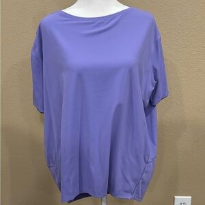 lululemon athletica Purple ‘Back in action’ Boxy Short Sleeve T-Shirt